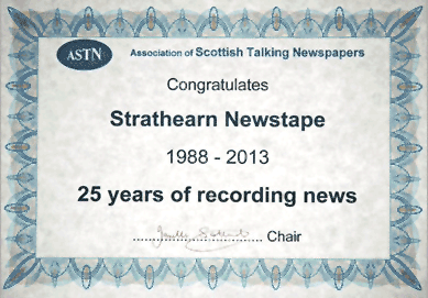Strathearn Newstape Award
